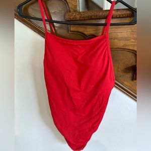 Red Andie One Piece Paloma Swimsuit - S